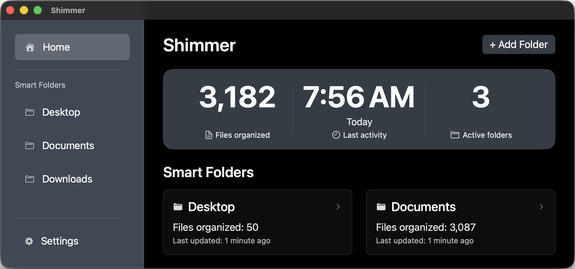 Shimmer automation preview on macOS